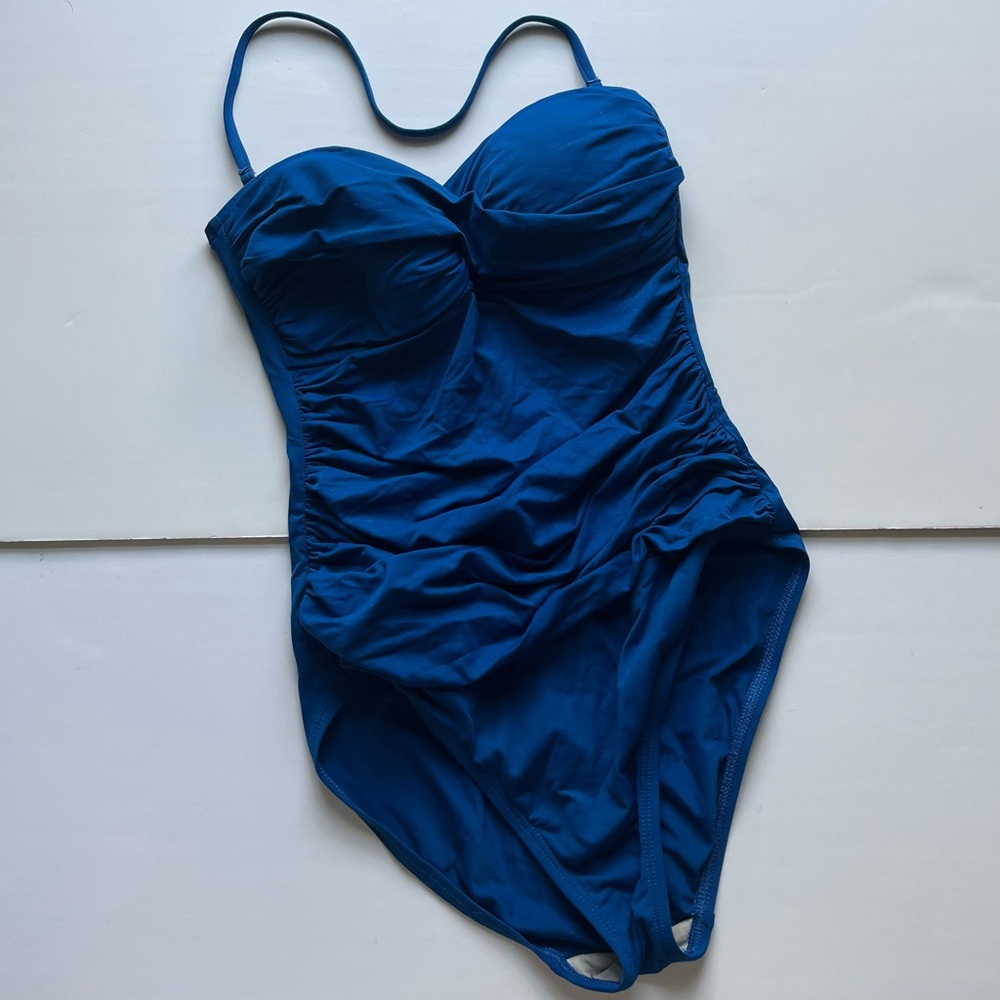 La Blanca One Piece Royal Blue Swimsuit